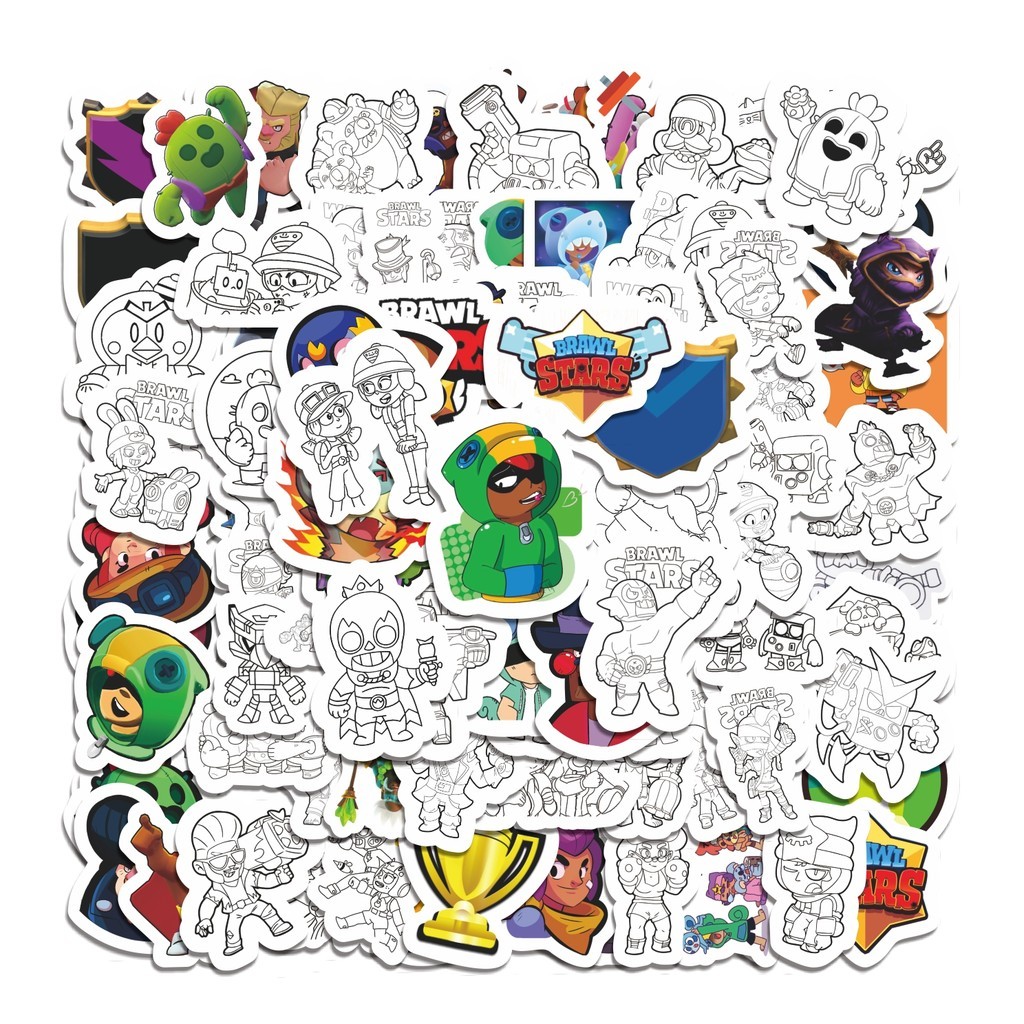 

COD 50 Pcs Stiker Brawl Stars Lucu Anti Air Untuk Dekorasi Notebook Sepeda Skateboard Handphone