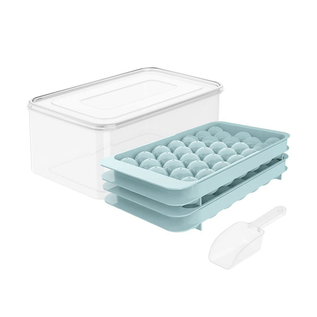 Mini Round Ice-Cube Tray Round Ice-Cube Tray with Lid Ice Maker Mold Ice-Cube Tray Round Ice-Cube Ic