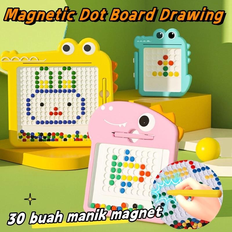 

Papan gambar magnetik DIY, papan manik-manik magnetik anak-anak, papan gambar titik magnetik kreatif, lukisan edukatif anak-anak, mainan edukatif anak-anak