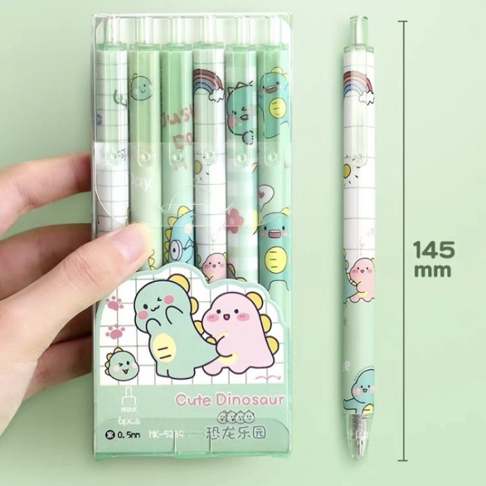 

Pena Kawaii Pulpen Lucu 1 Set isi 6 pcs pulpen otomatis lucu Kawaii - Bake bears