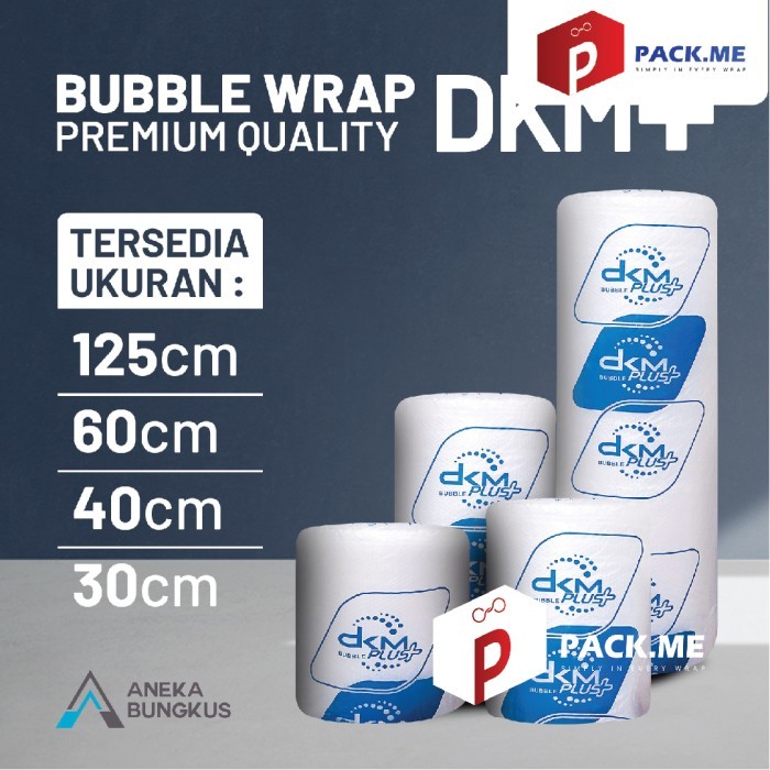 

Bubble Wrap (blue) - Coreless 125cm X 50m (2,3kg)