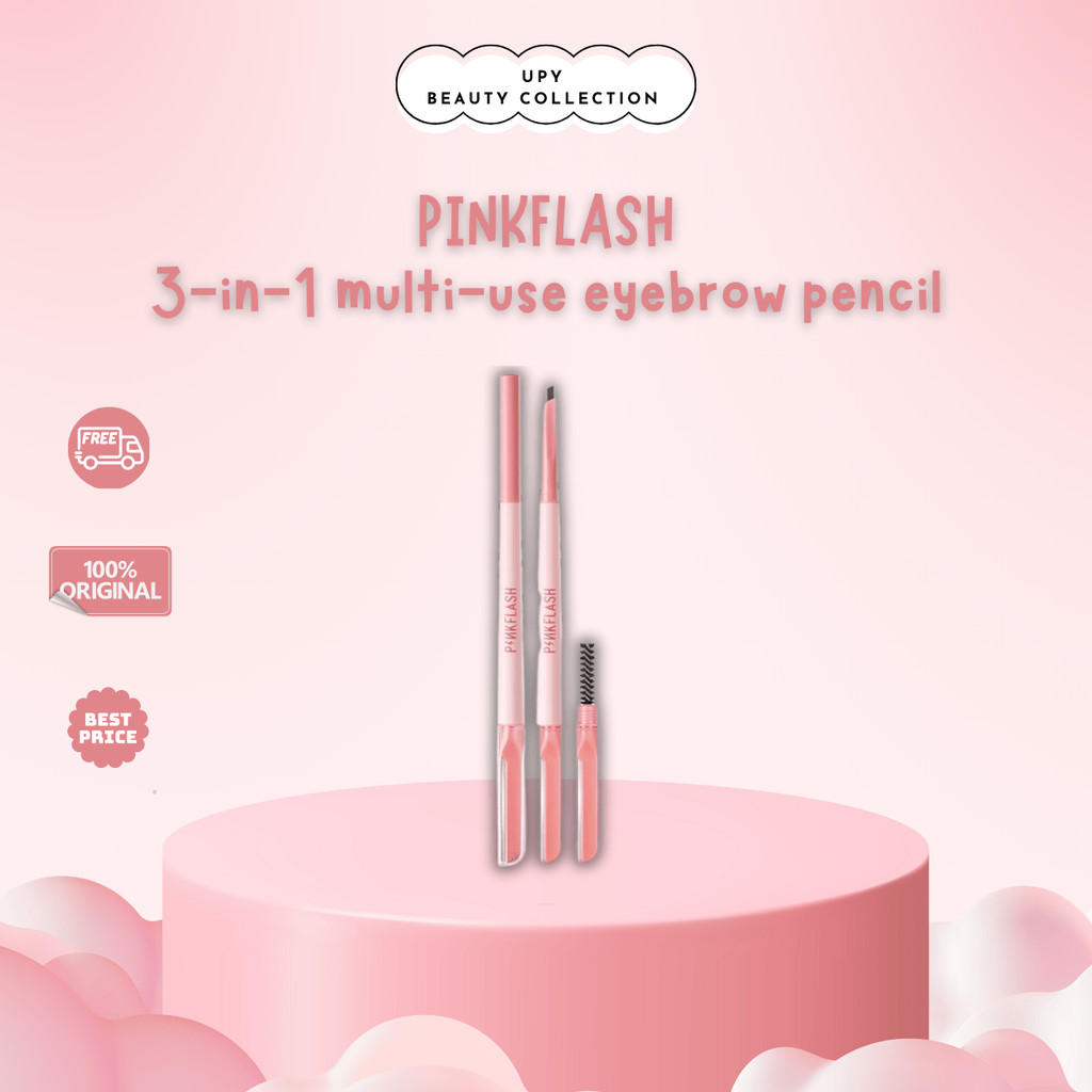 PINKFLASH PinkDefiner 3-in-1 multi-use eyebrow pencil Long-lasting Smooth stroke