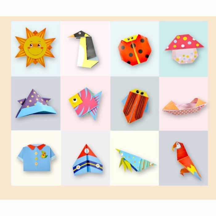

Buku origami anak - kertas origami - mainan lipat kertas