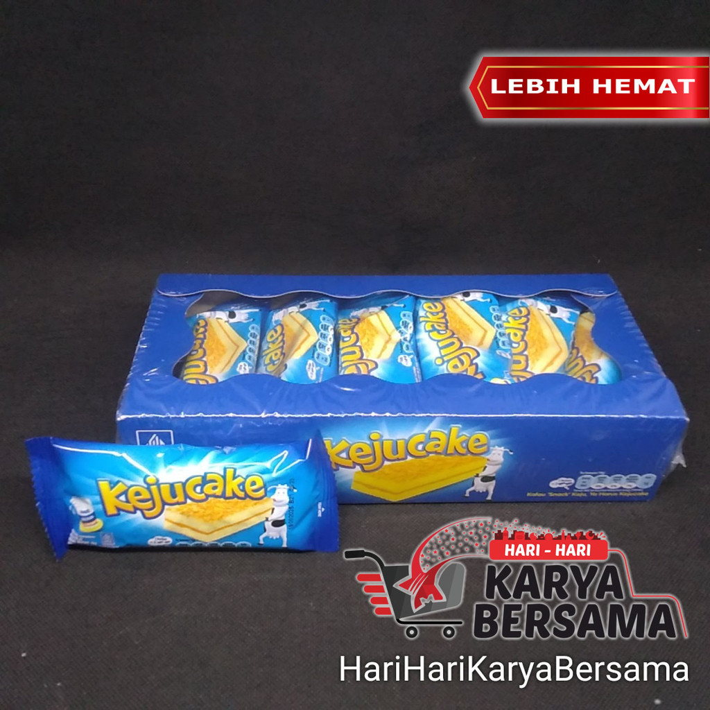 

MAKANAN RINGAN KRAFT KEJU CAKE PER-BOX ISI 12'S X 16GR