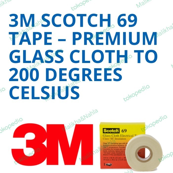 

ISOLASI TAHAN PANAS 3M-SCOTH 69