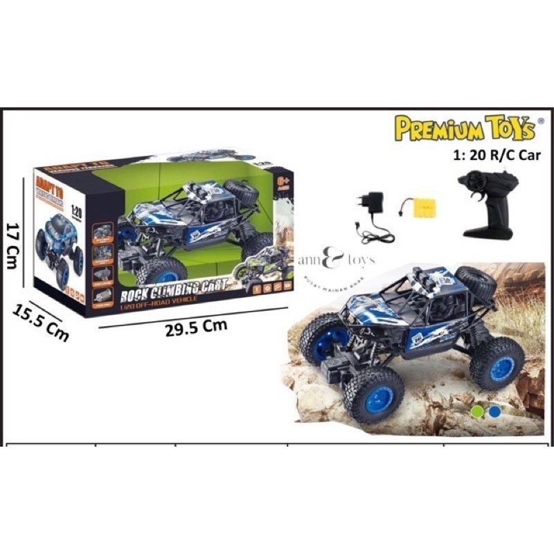 ( Bisa Cod ) MAINAN MOBIL REMOTE CONTROL JEEP ROCK CRAWLER OFFROAD SNI MURAH