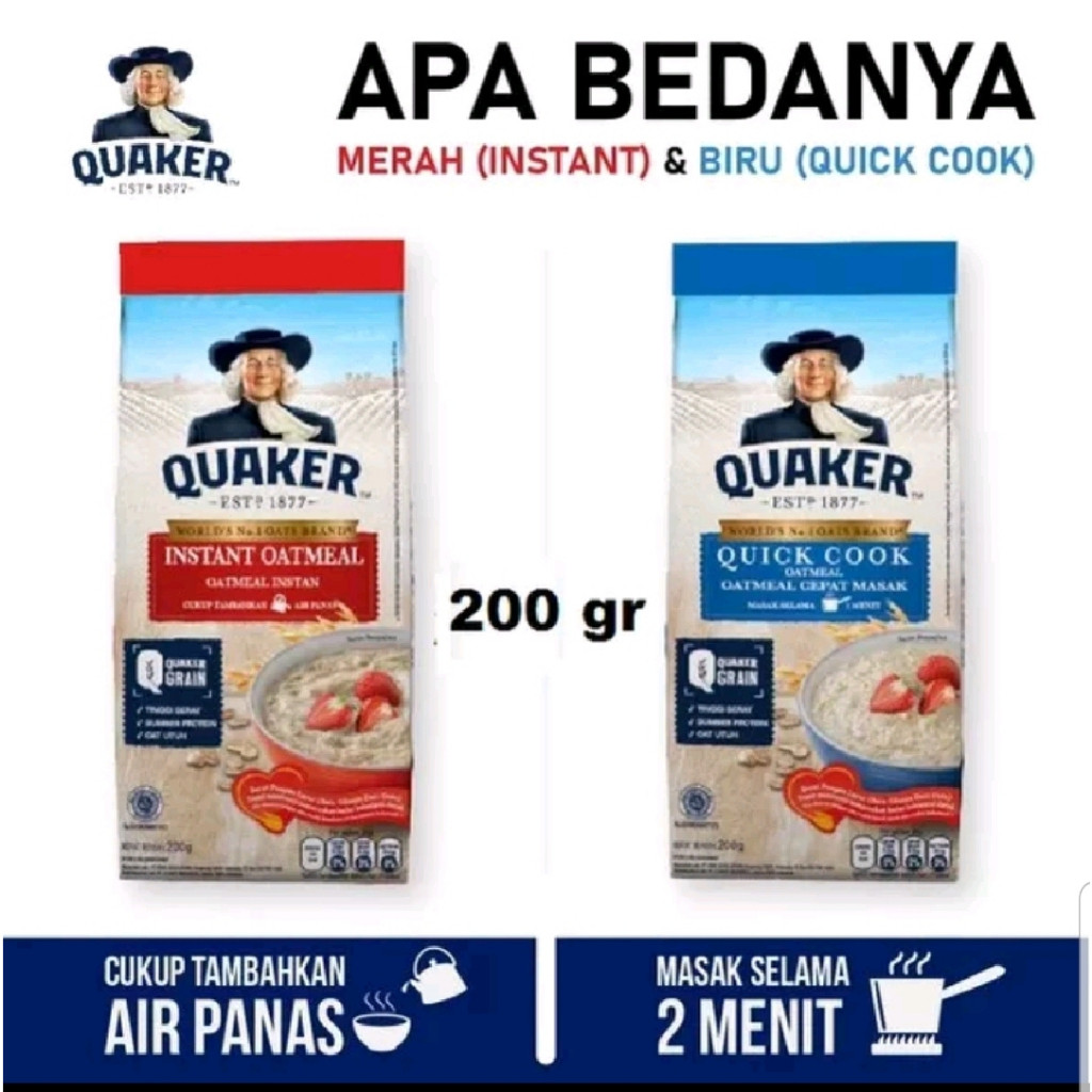 

Quaker Oat 200gr