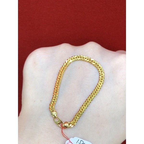 Gelang rantai emas 24k 5 gram emas asli 375/8k ada surat
