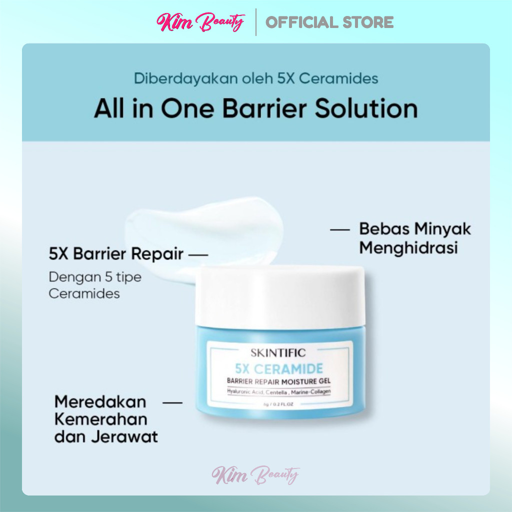 oddsolshop / SKINTIFIC 5X CERAMIDE BARRIER MOISTURIZER GEL 6gram