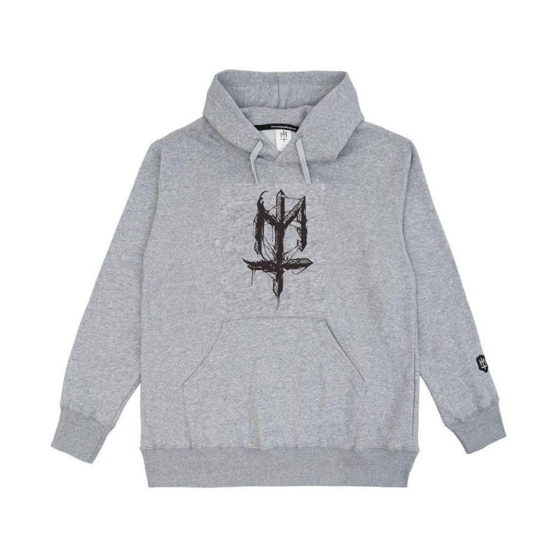 Maternal Disaster Hoodie Visco Grey fleece cotton