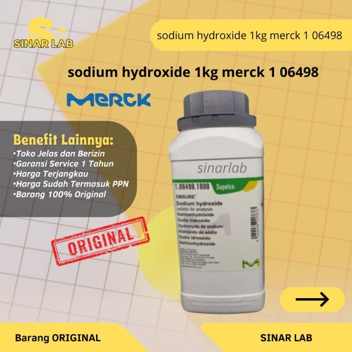 sodium hydroxide 1kg merck 1 06498
