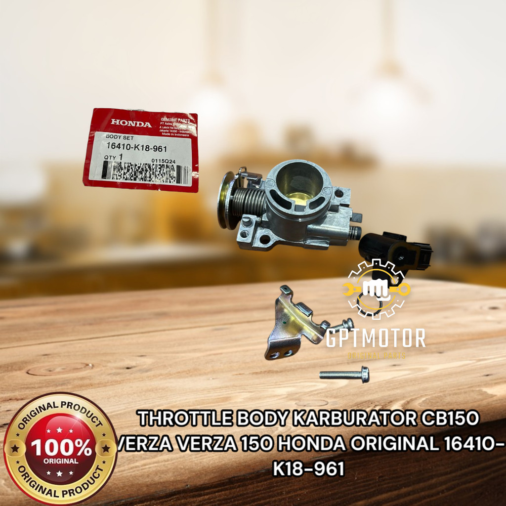 THROTTLE BODY KARBURATOR CB150 VERZA VERZA 150 HONDA ORIGINAL 16410-K18-961