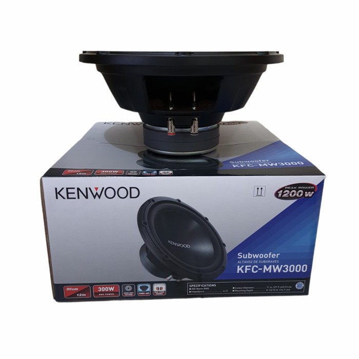 Subwoofer 12 inch KENWOOD KFC-MW3000