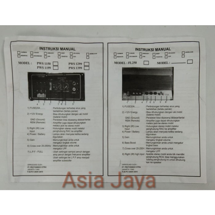 Bassbox Subwoofer Aktif Mobil 10 Inch CARMAN CM 1011 Sub Woofer Active