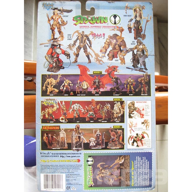 Action Figure Spawn Ser. 8 Curse of Spawn (US Card, 1996)