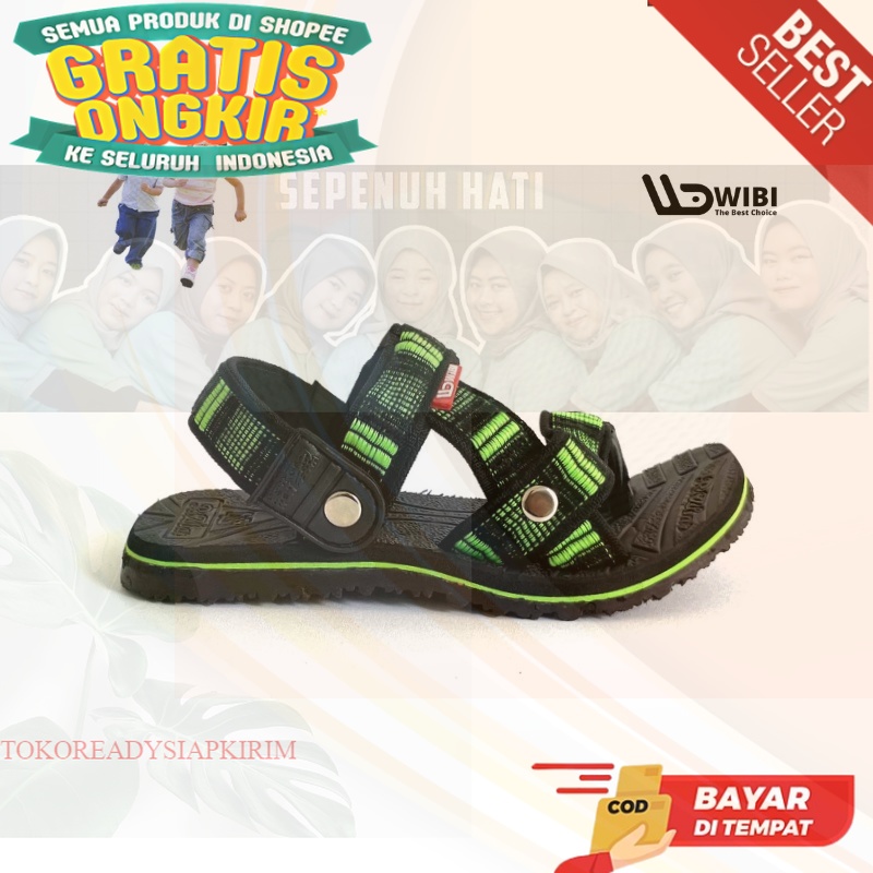 Sendal Keren Sandal Import WIBI 39-43 Adventure Kids Blue -  Gunung Anak Jepit Slip On Pria Wanita  