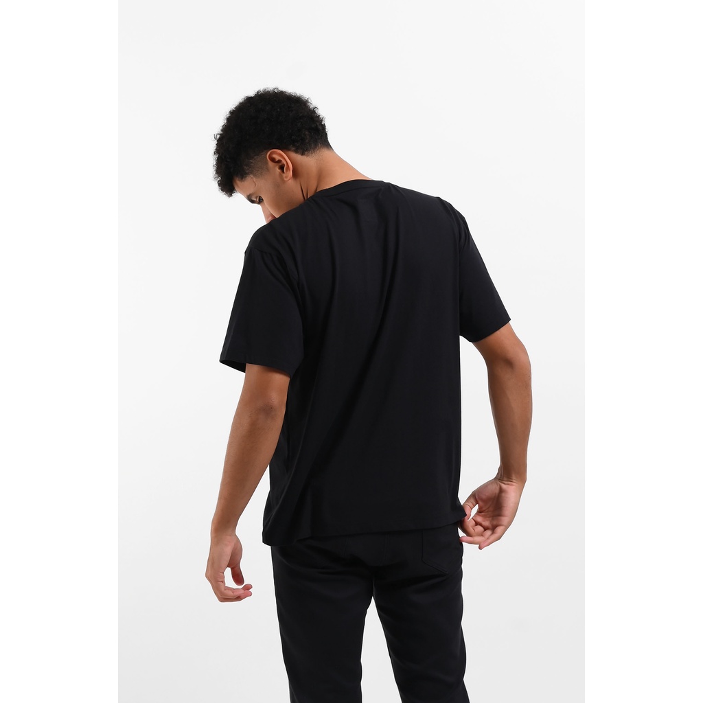 MANZONE Kaos Pria Lengan Pendek MZY-GENGGAR - BLACK