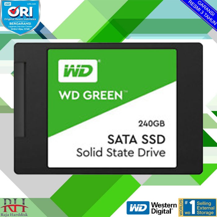 SSD WD 240GB / SSD WD Green 240GB 2.5" SATA