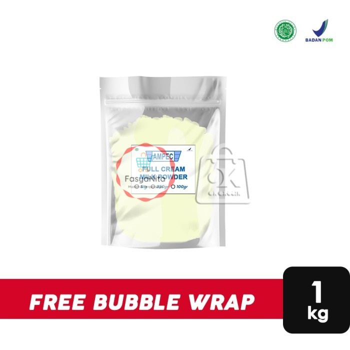 

Susu Bubuk Premix Full Cream Ampec (1 Kg) - FasyAnita Mart Denpasar