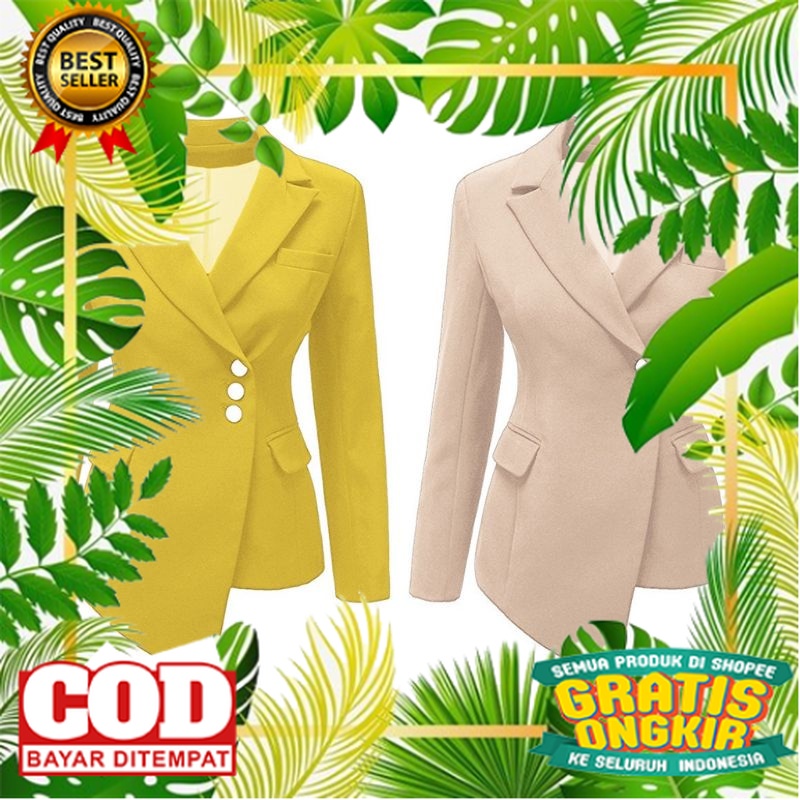PAKAIAN BLAZER MODEL TERKINI MURAH /Blazer Wanita /Jas Formal Kerja /Blezer wanita Kantor /Jas Wanit