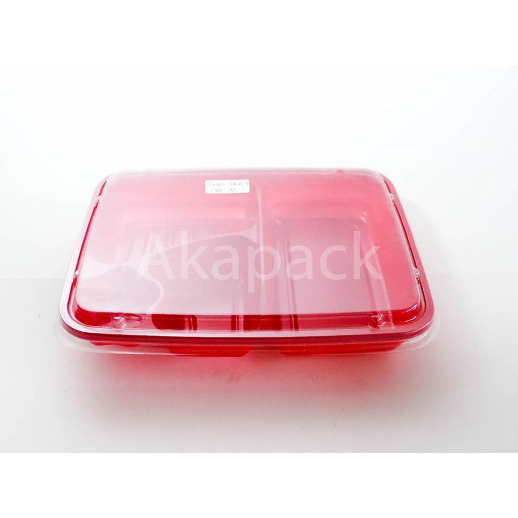 

Classica2106 (50Pc) Bento Tray Sekat 4 / Wadah Bento / Bento / Catering Box