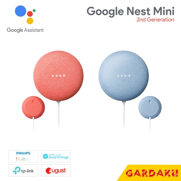 Terlaris ✨-Google Nest Mini 2nd Generation Google Nest Mini 2 2nd gen - charcoal /hitam