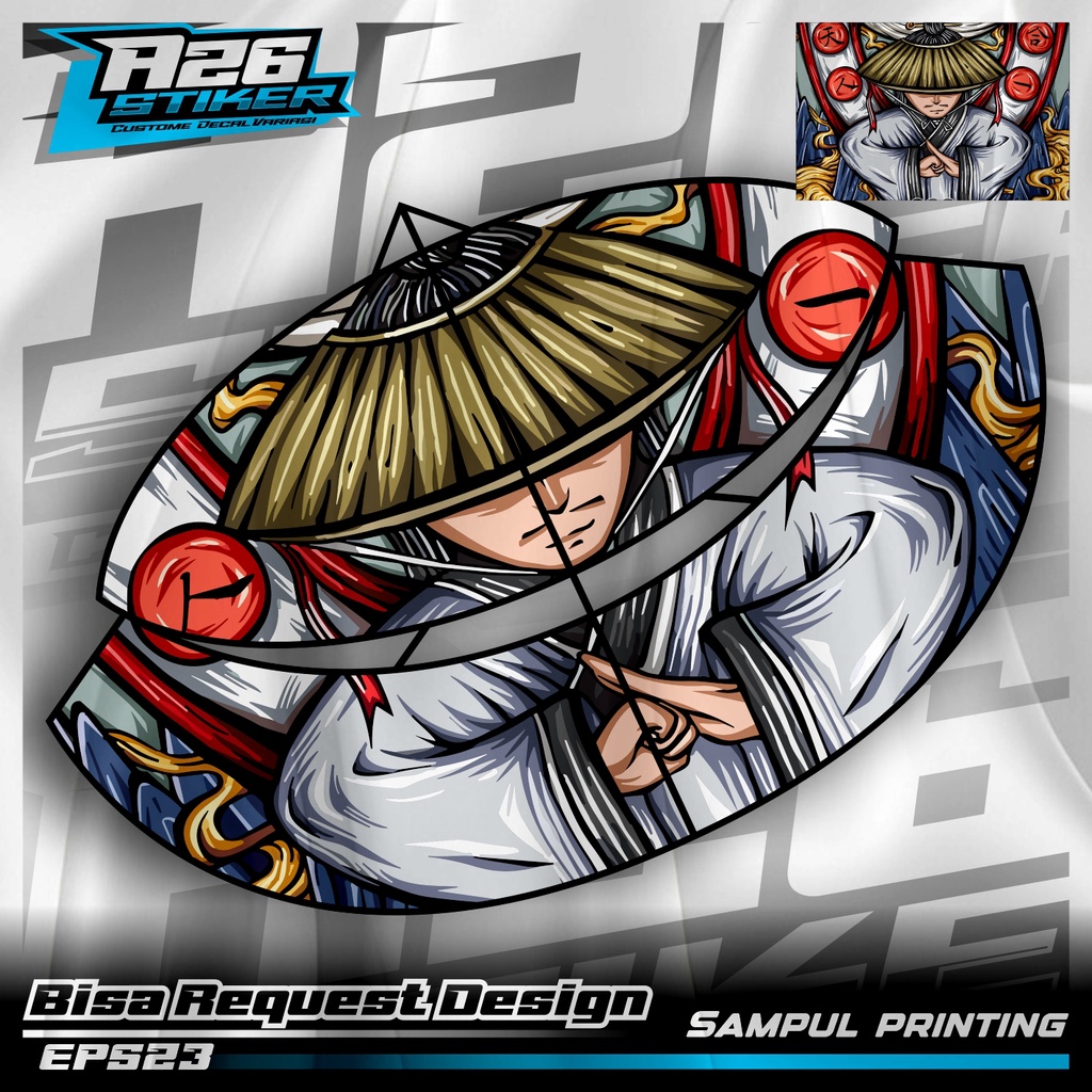 Kain Layang layang Motif Custom Full Printing Bahan Satin Peles High Quality Bisa Request