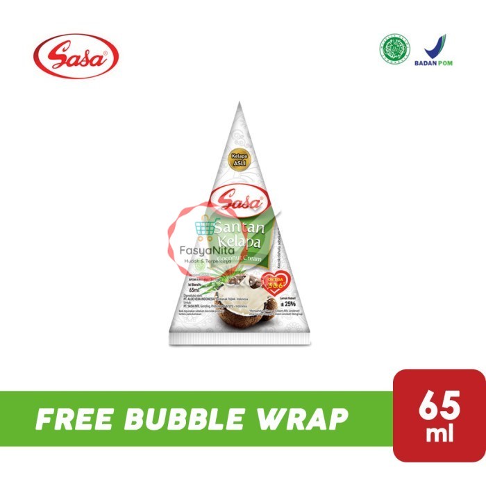 

Sasa Santan Kelapa / Coconut Cream [65 ml] - FasyAnita Mart Denpasar