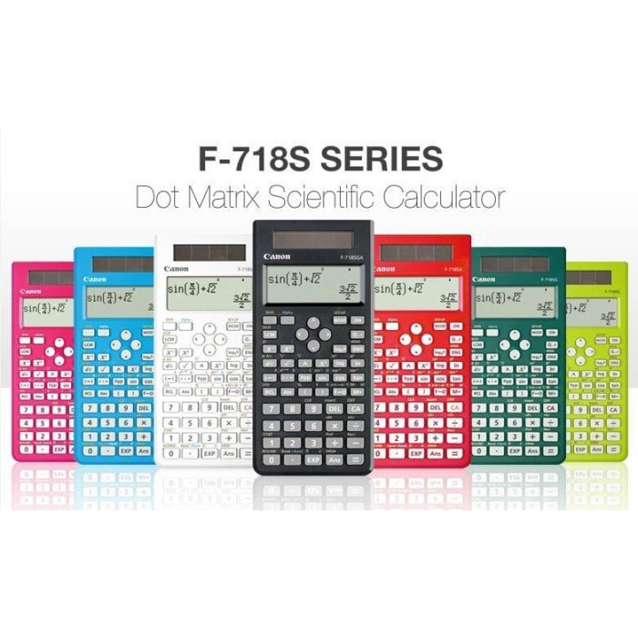 

calculator canon F-718S series