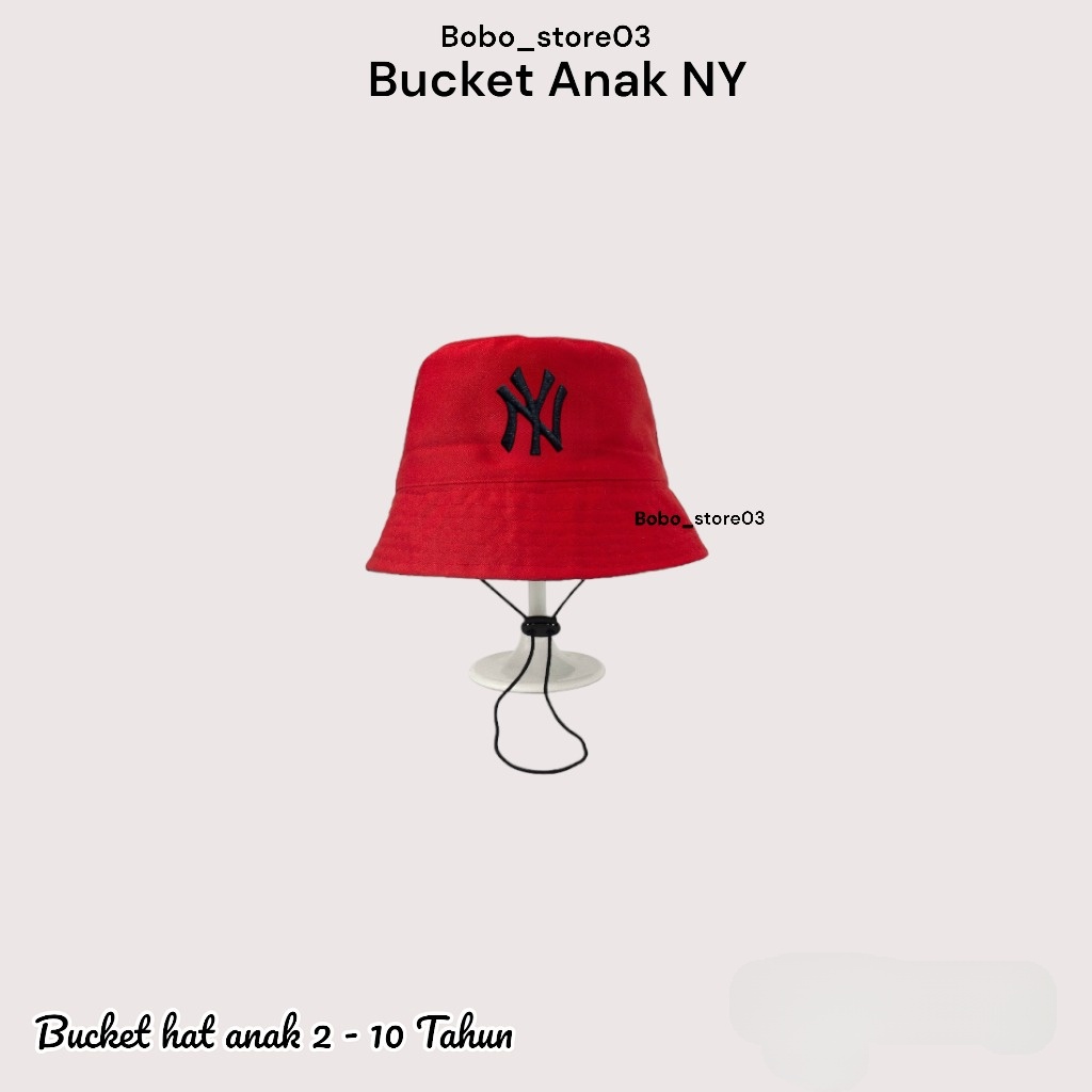 Grade Ori Topi Bucket Anak Ny Laki Laki Perempuan 2-9 Tahun Terlaris