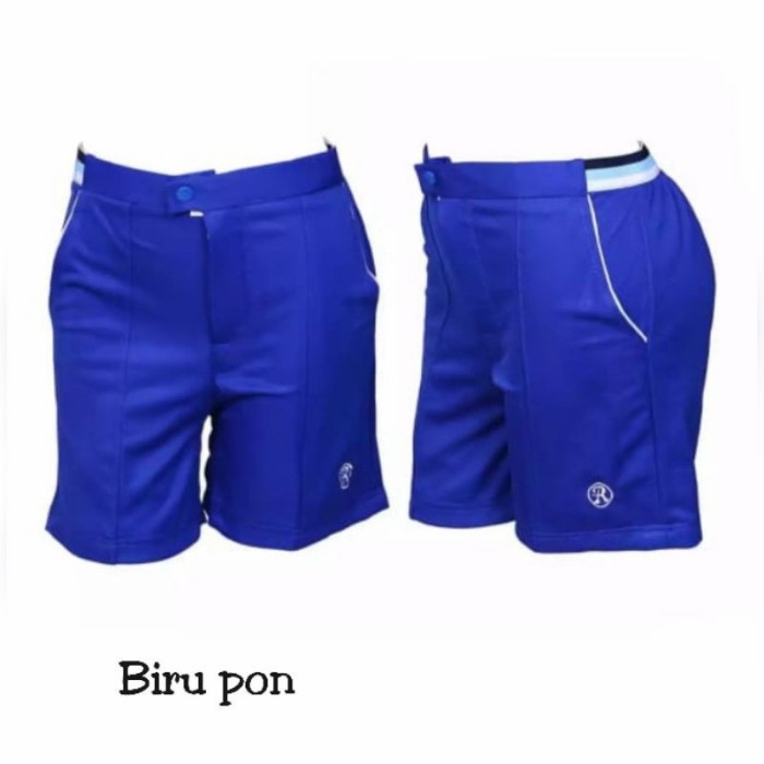 custemstore32_id [original] Celana Badminton Pria Bulutangkis Pendek Tes Tenis Akademi - Biru, L