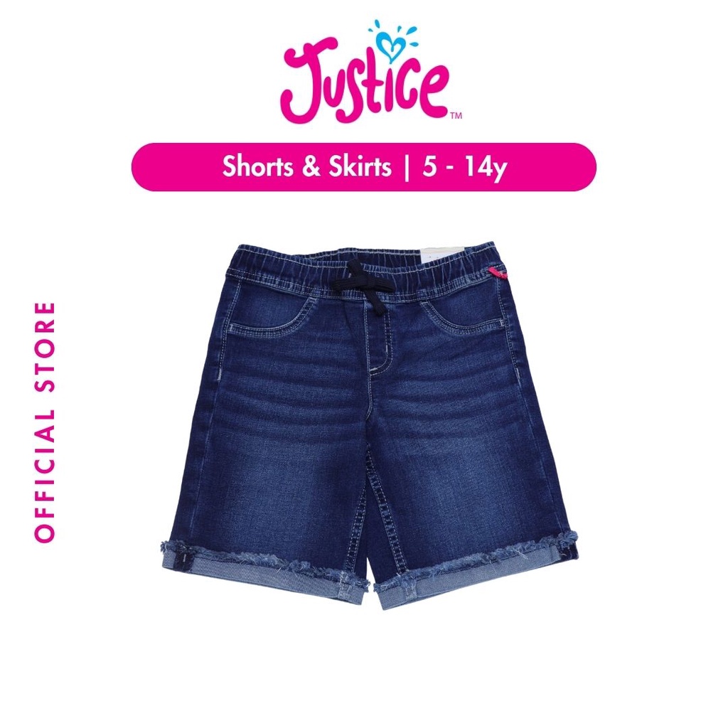 Justice Girls Bermuda Short - Celana pendek Anak Perempuan(Biru)