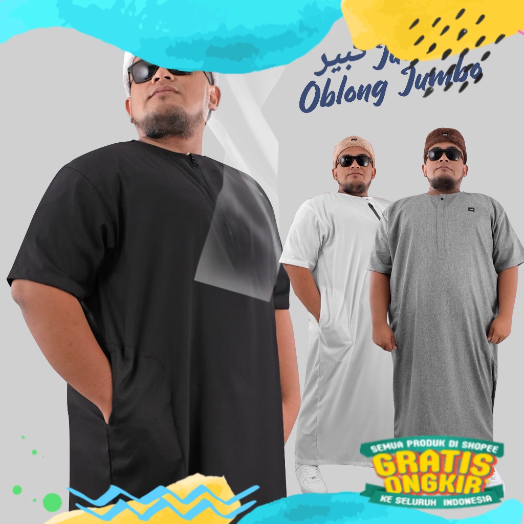 Jubah Oblong Jumbo Jubah Dewasa Jumbo Jubah Pria Gamis Pria Jubah Jumbo Jubah Bigsize Jubah Oversize