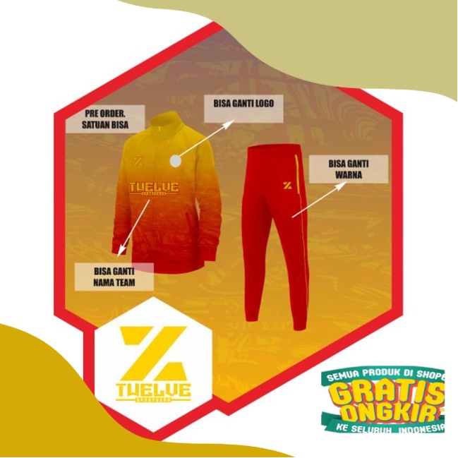 Jaket bola custom printing/bordir/sablon/ Bigsize