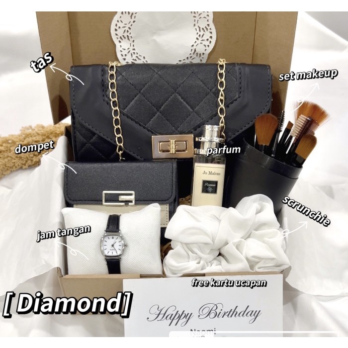 

New BLK Gift Box Kado Hampers Hadiah Perempuan Wanita Cewek Premium - Diamond