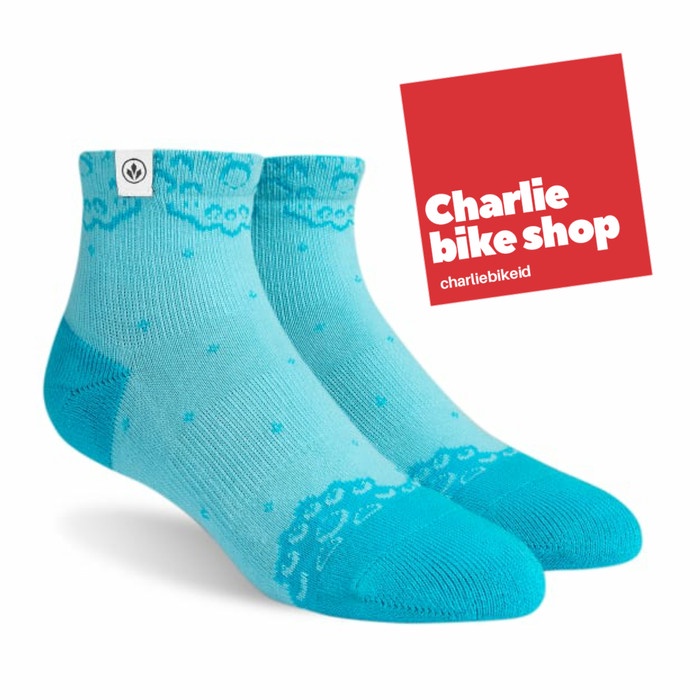 [KIA] Kaos kaus kaki Wanita STAYCOOL SOCKS Baby Azure Women Knit Sock