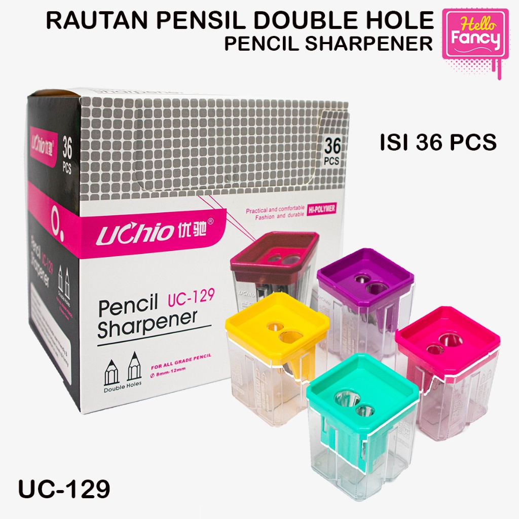 

Serutan Toples | Rautan Toples | Pencil Sharpener UC-2101 & UC-219B 1 (PAK)