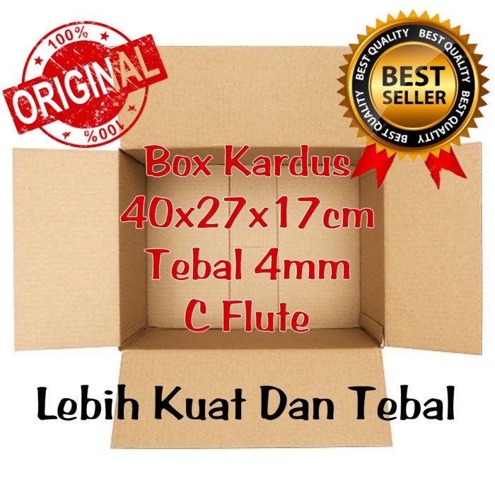 

Kardus Box Karton 40x27x17 Tebal 4mm