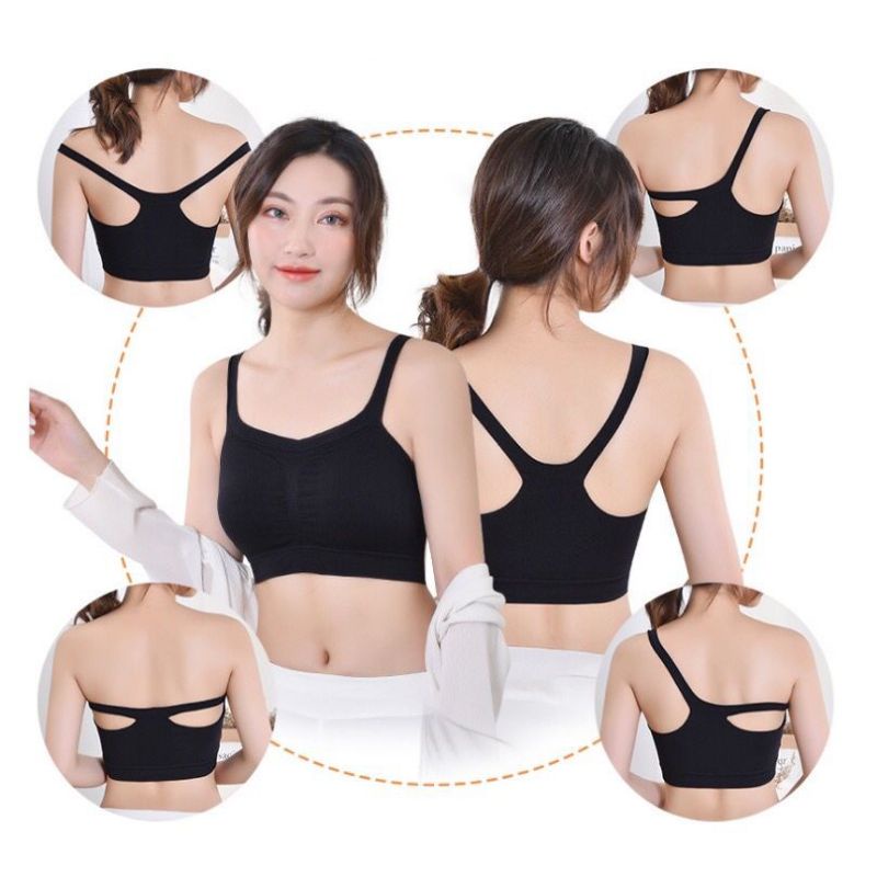 Bra Tank Top Bra Tanpa Kawat Bra Polos Bra Fashion Bra Sport Bra Yoga Bra Kaos Bra Kekinian