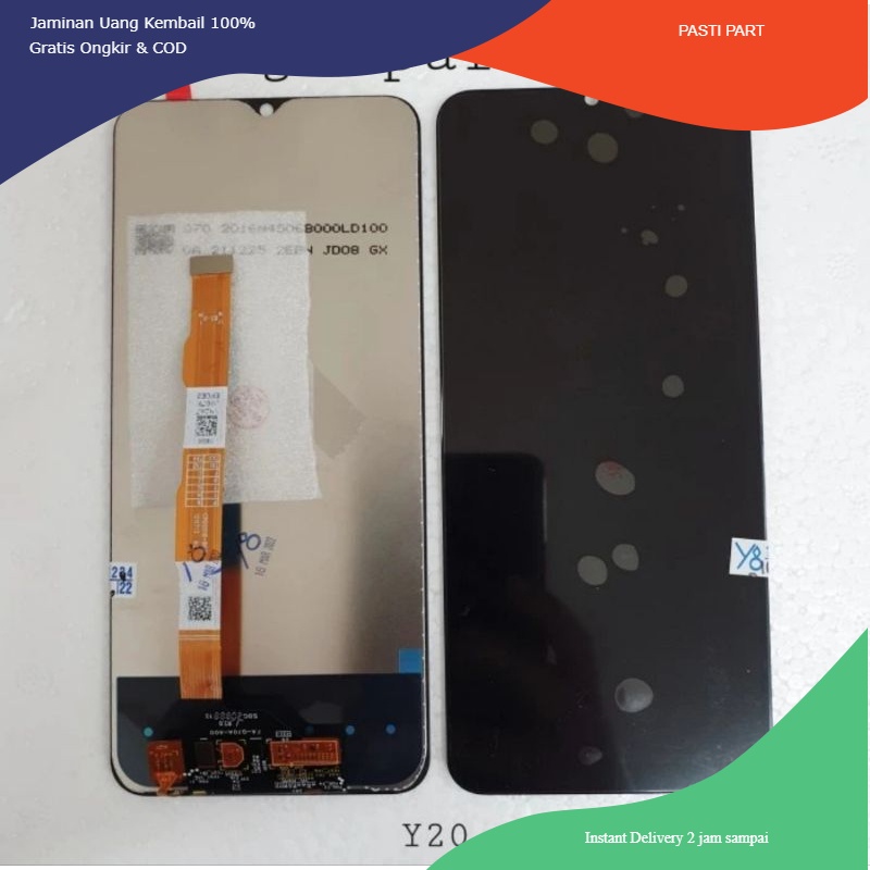 lcd touchscreen vivo y20 / vivo y20s / vivo y12s / vivo y20i