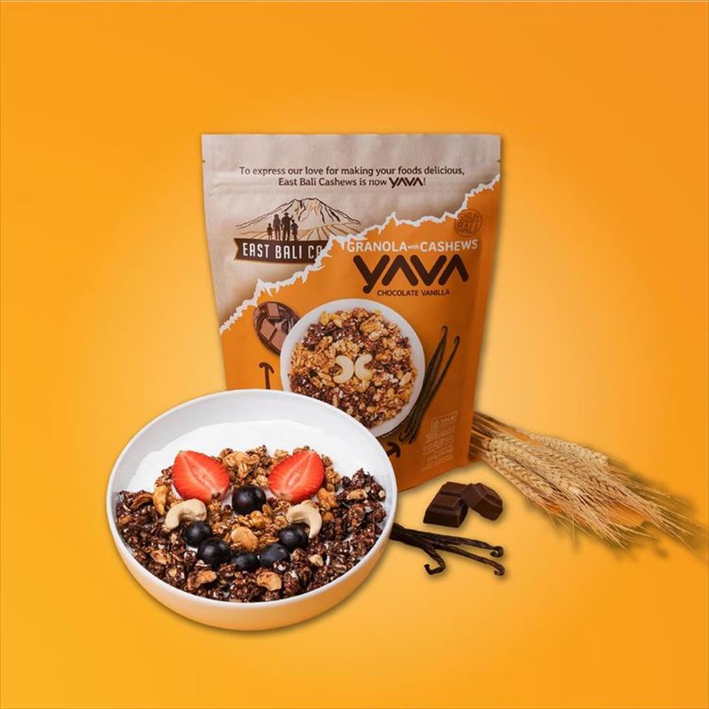 

Granola Chocolate Vanilla 400g - YAVA By East Bali Cashews