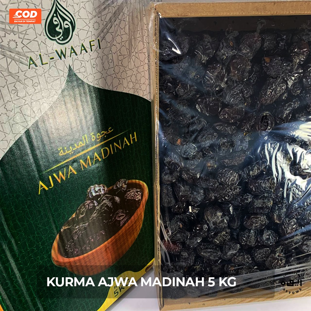 

KURMA AJWA MADINAH PREMIUM 5 Kg / KURMA AJWA MADINAH / AJWA MADINAH GRADE FIRST 5 Kg