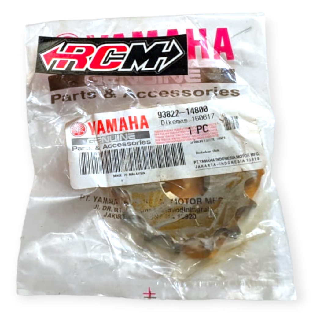 93822-14800 GEAR DEPAN SPROCKET DRIVE WR 155 BYSON 14T ORI ORIGINAL YAMAHA YGP ASLI