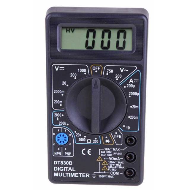 AVO DIGITAL / MULTIMETER DIGITAL / VOLT METER MULTITESTER DIGITAL DT830B / AVO METER MURAH MODEL DIG