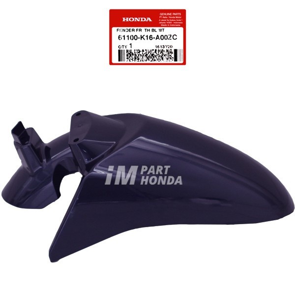 61100-K16-A00ZC Slebor Depan Scoopy Fi K16 2012 - 2016 Biru Dongker