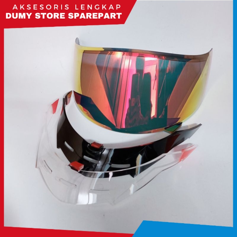 KACA HELM KYT FALCON 2 +SPOILER / VISOR + SPOILER HELM KYT FALCON FR