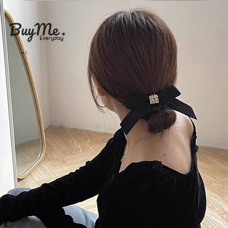 Jepit Rambut Wanita Korea Motif Pita Besar / Jepit Pesta Mewah Didi