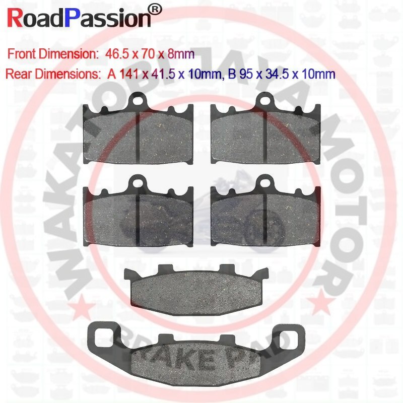 Kampas Rem Untuk Motor KAWASAKI ZZR400 GPz900R ZX1100C ZZR1100 ZR1100A1 ZX900A ZX11 ZZR 400 GPz 900 