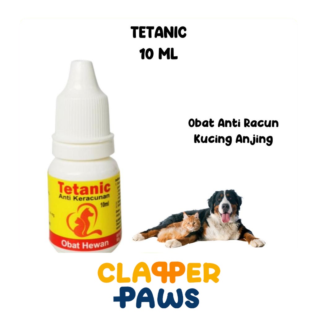 TETANIC ANTI KERACUNAN - OBAT ANTI RACUN UNTUK KUCING DAN ANJING