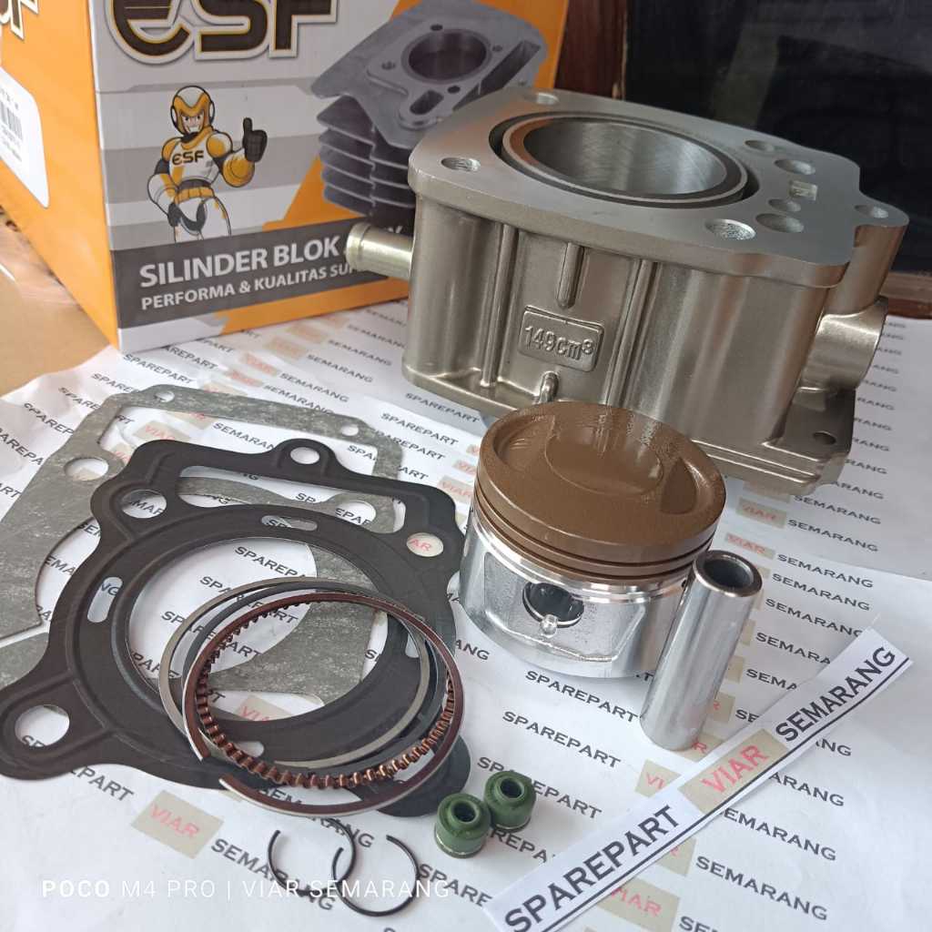 CYLINDER BLOK VIAR 150 / BLOK SEHER VIAR - KARYA 150 TIPE RADIATOR ORIGINAL ESF/ BIASA